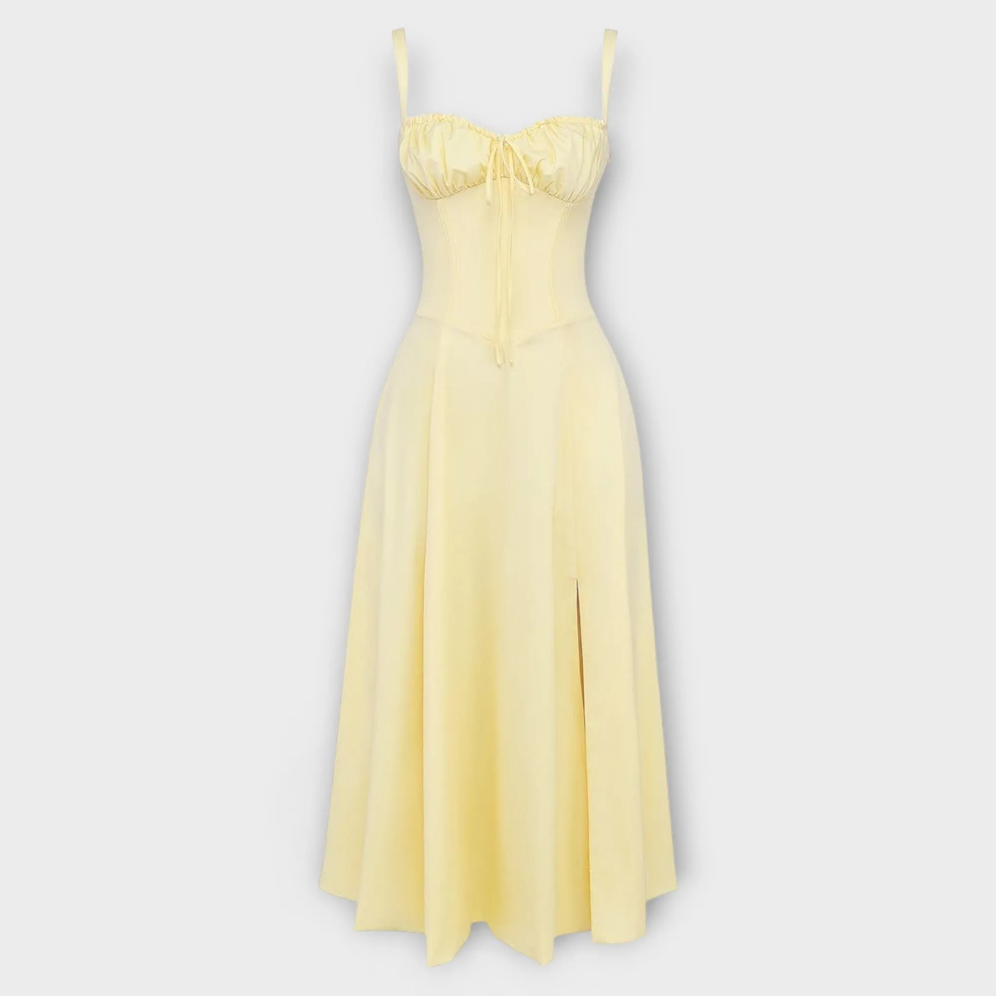 Isa Waist Dress with Bustier Design