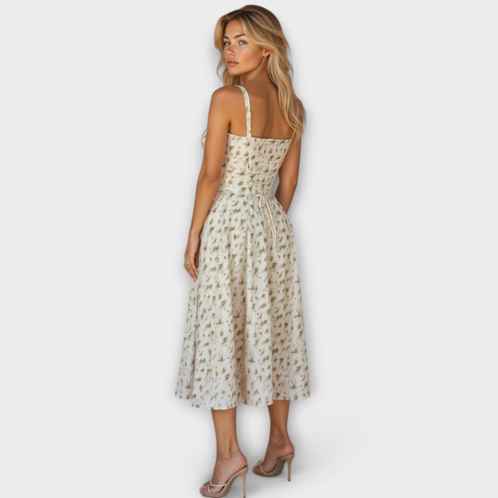Isa Waist Dress with Bustier Design