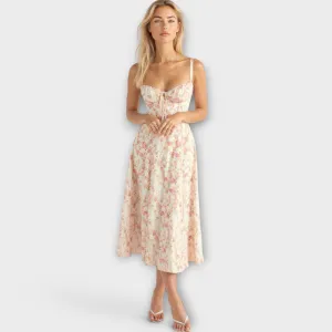 Isa Waist Dress with Bustier Design