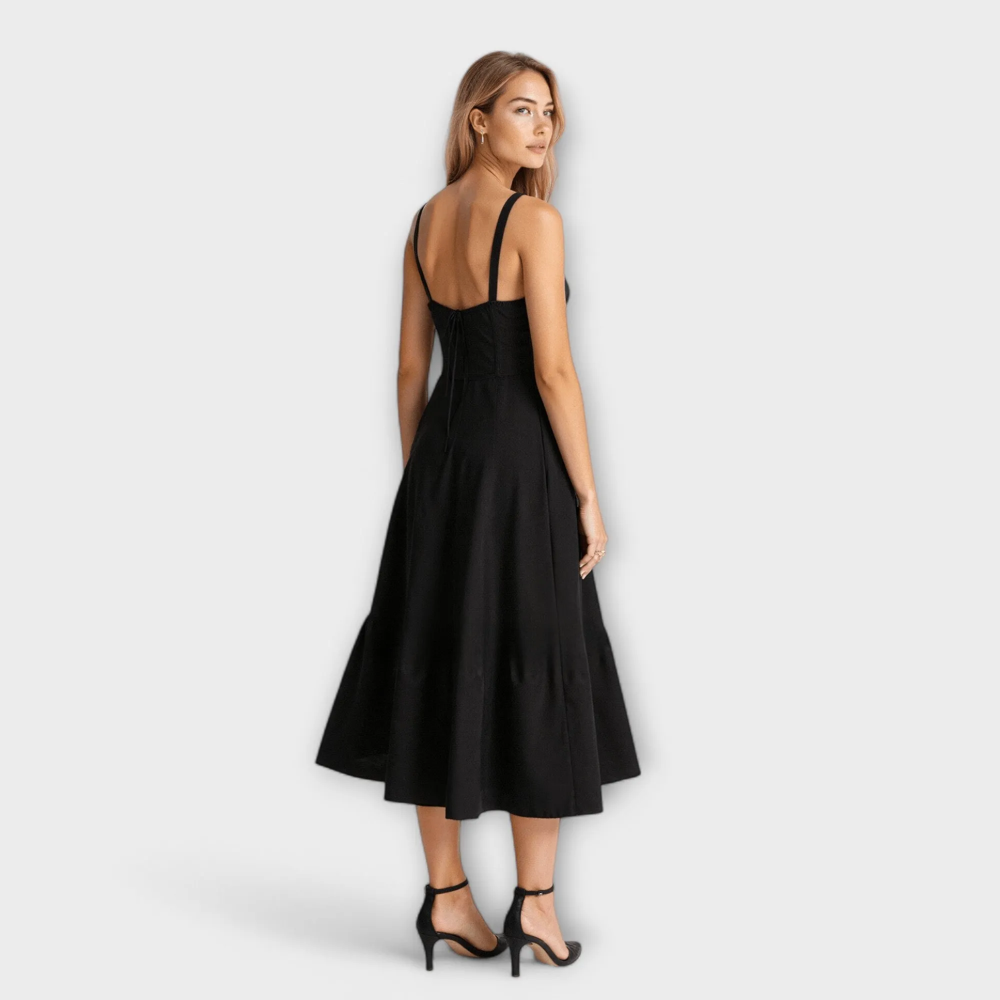 Isa Waist Dress with Bustier Design