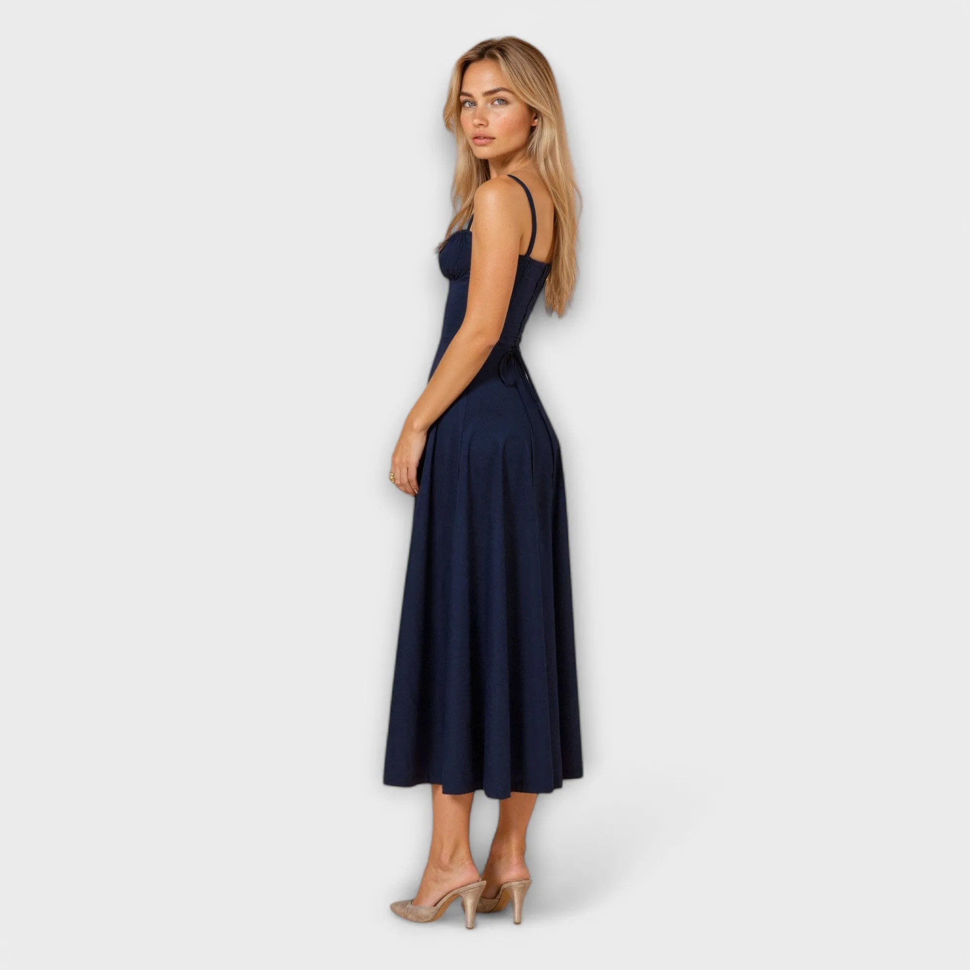 Isa Waist Dress with Bustier Design