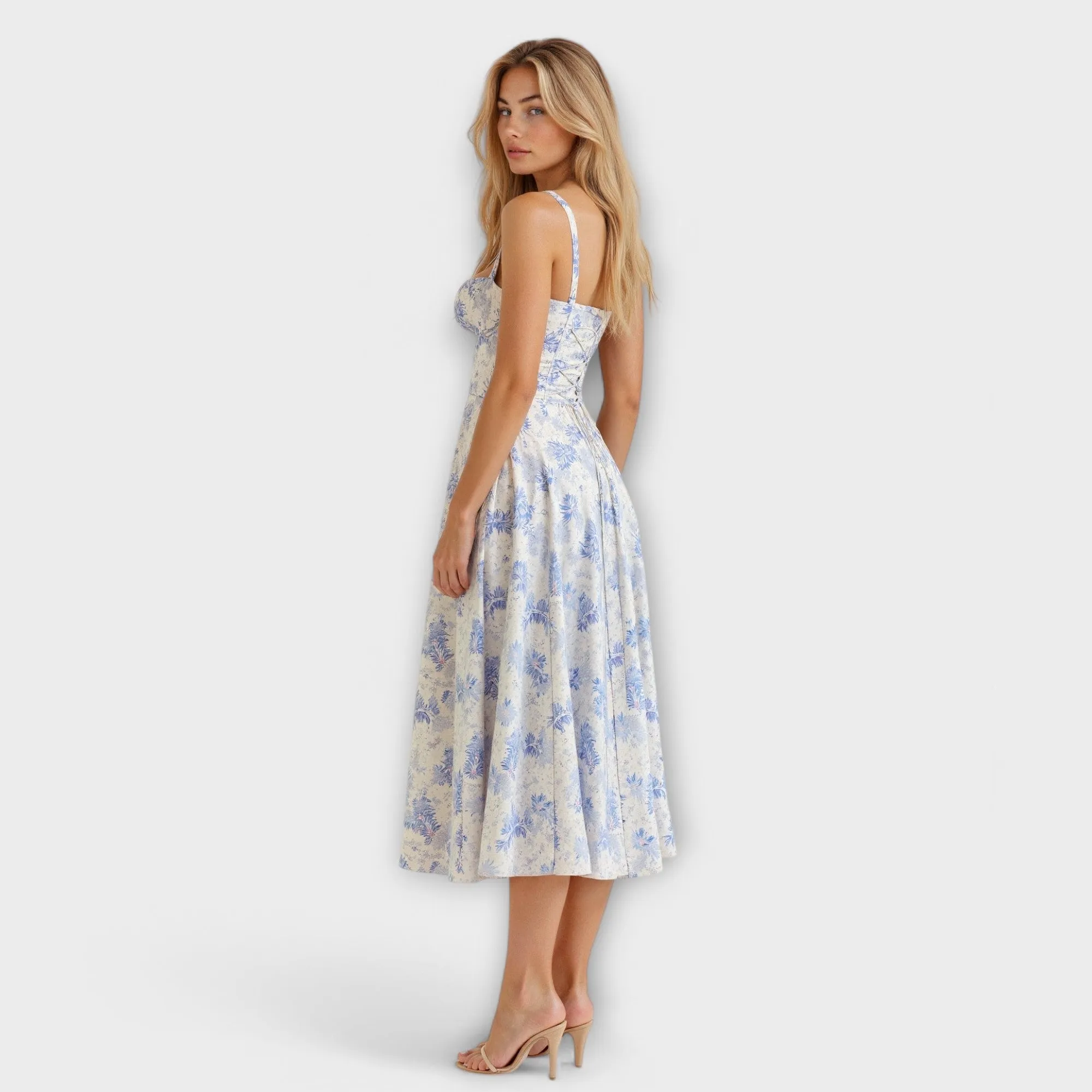 Isa Waist Dress with Bustier Design