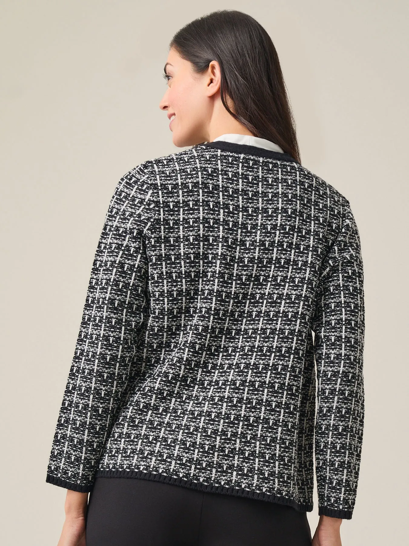 Kissing Front Cardigan