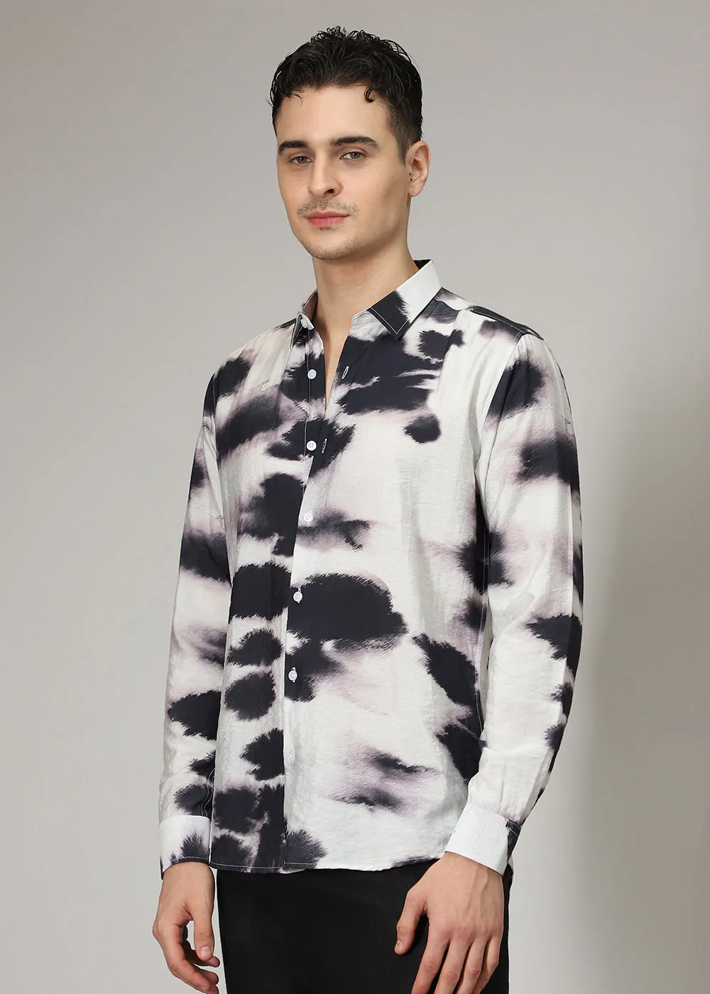 Lavender Black Wash Print