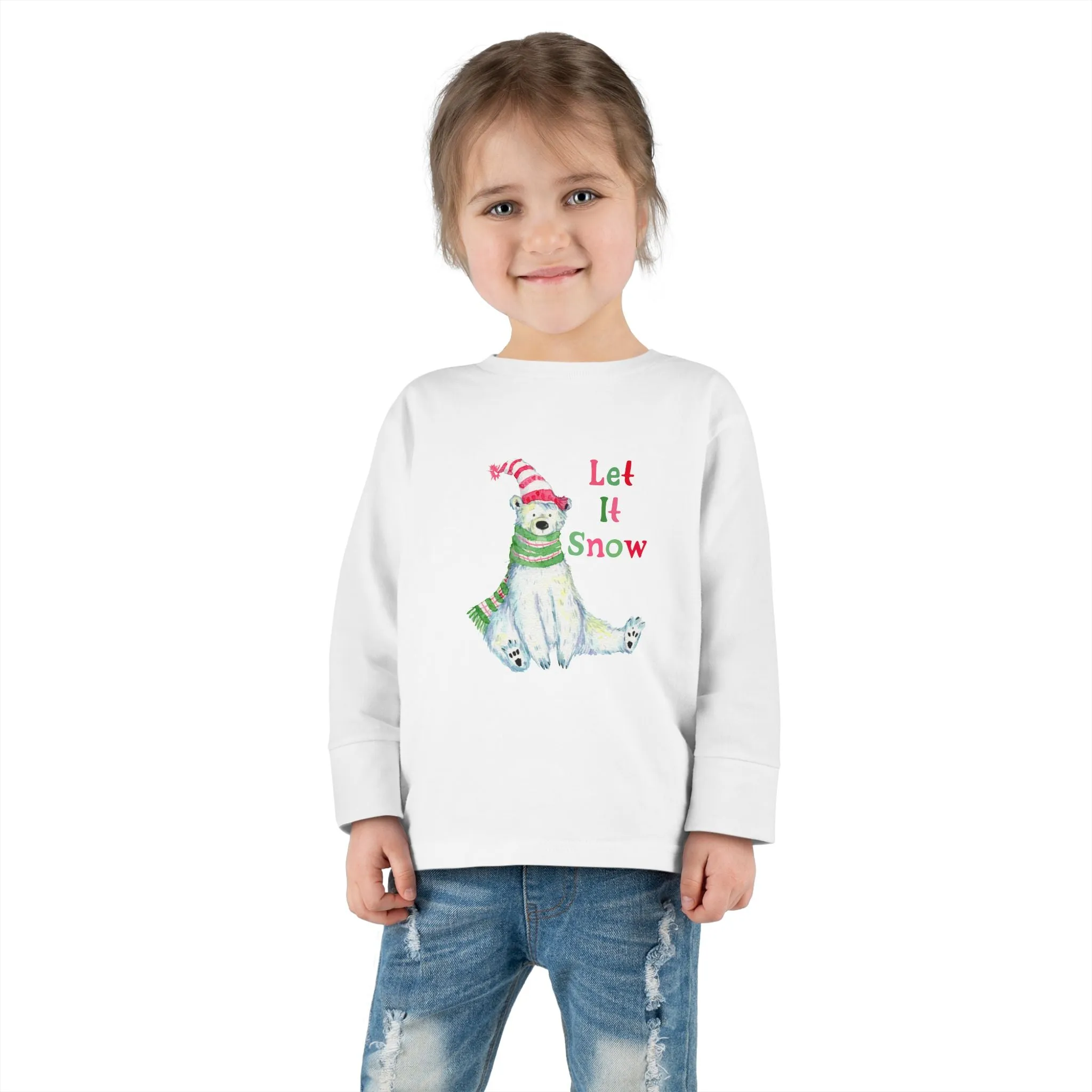Let it Snow Toddler Long Sleeve Tee