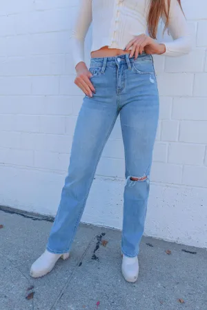 Lovervet High Rise Slim Wide Jean