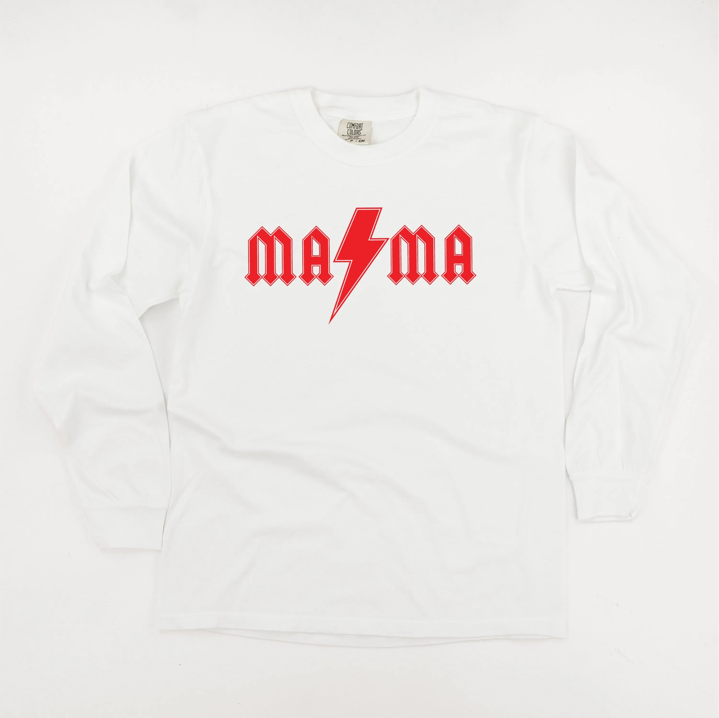 Mama - Band Tee - LONG SLEEVE Comfort Colors Tee