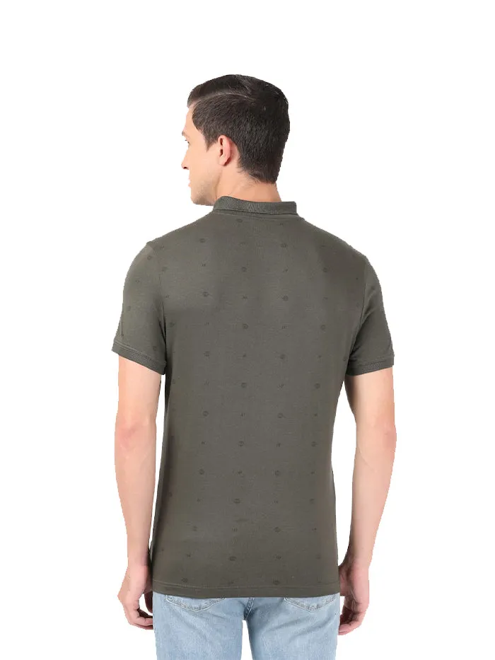 Men's Deep Olive Tencel T-Shirt