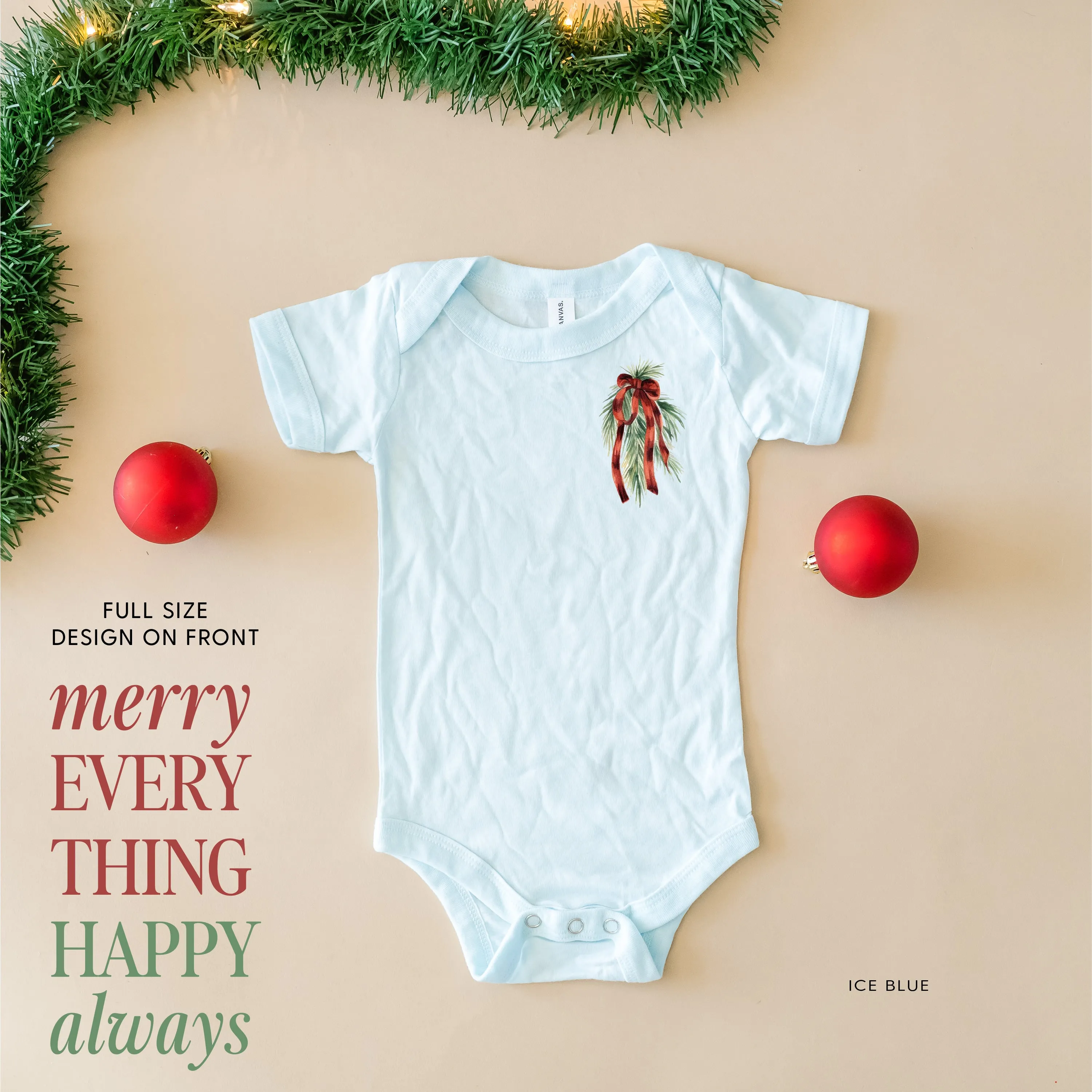 Merry Everything Happy Always (pf&b) - Child Tee
