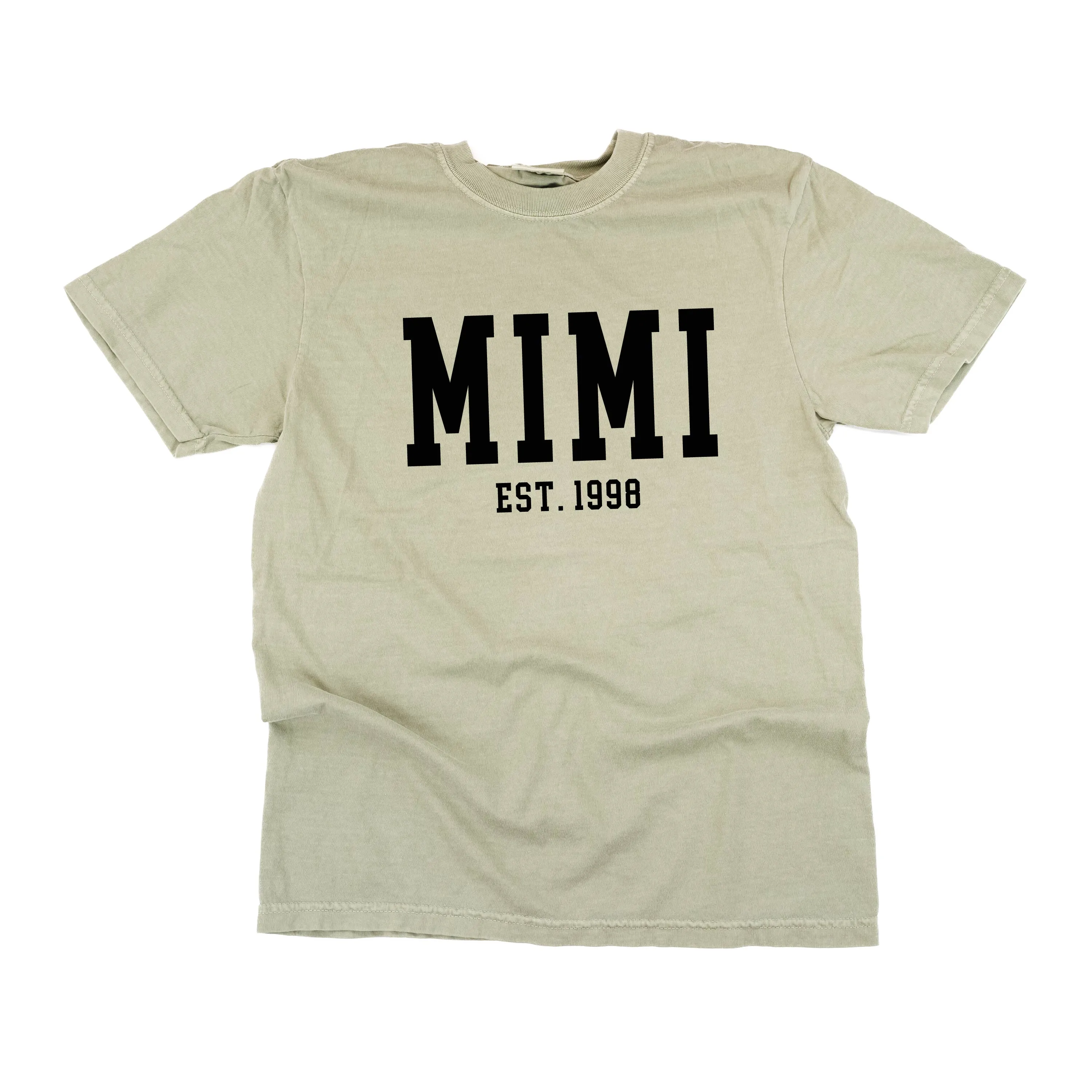 Mimi - EST. (Select Your Year) - SHORT SLEEVE COMFORT COLORS TEE