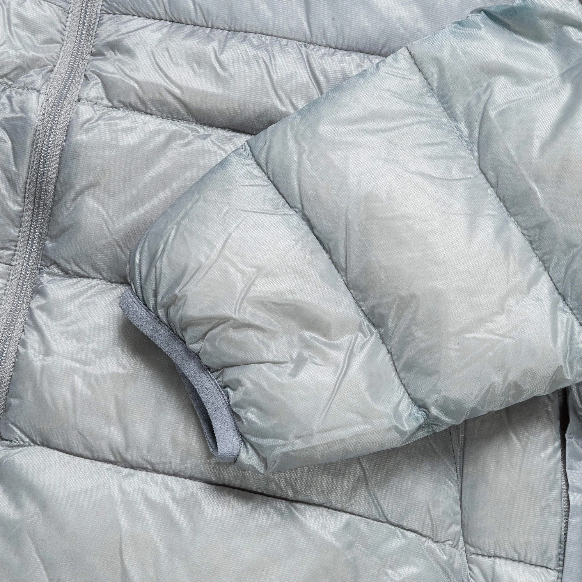 Minimarhythm Down Zip Blouson - Light Grey