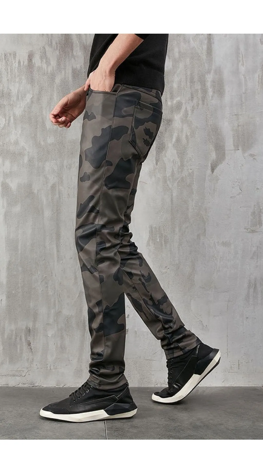 Naoludita - Pu leather Pants for Men