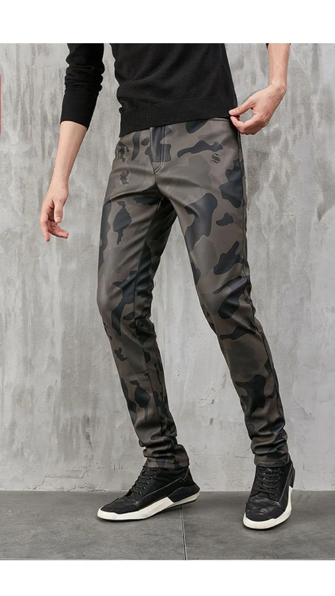 Naoludita - Pu leather Pants for Men