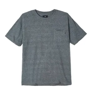 OBEY PALERMO POCKET TEE // HEATHER GREY