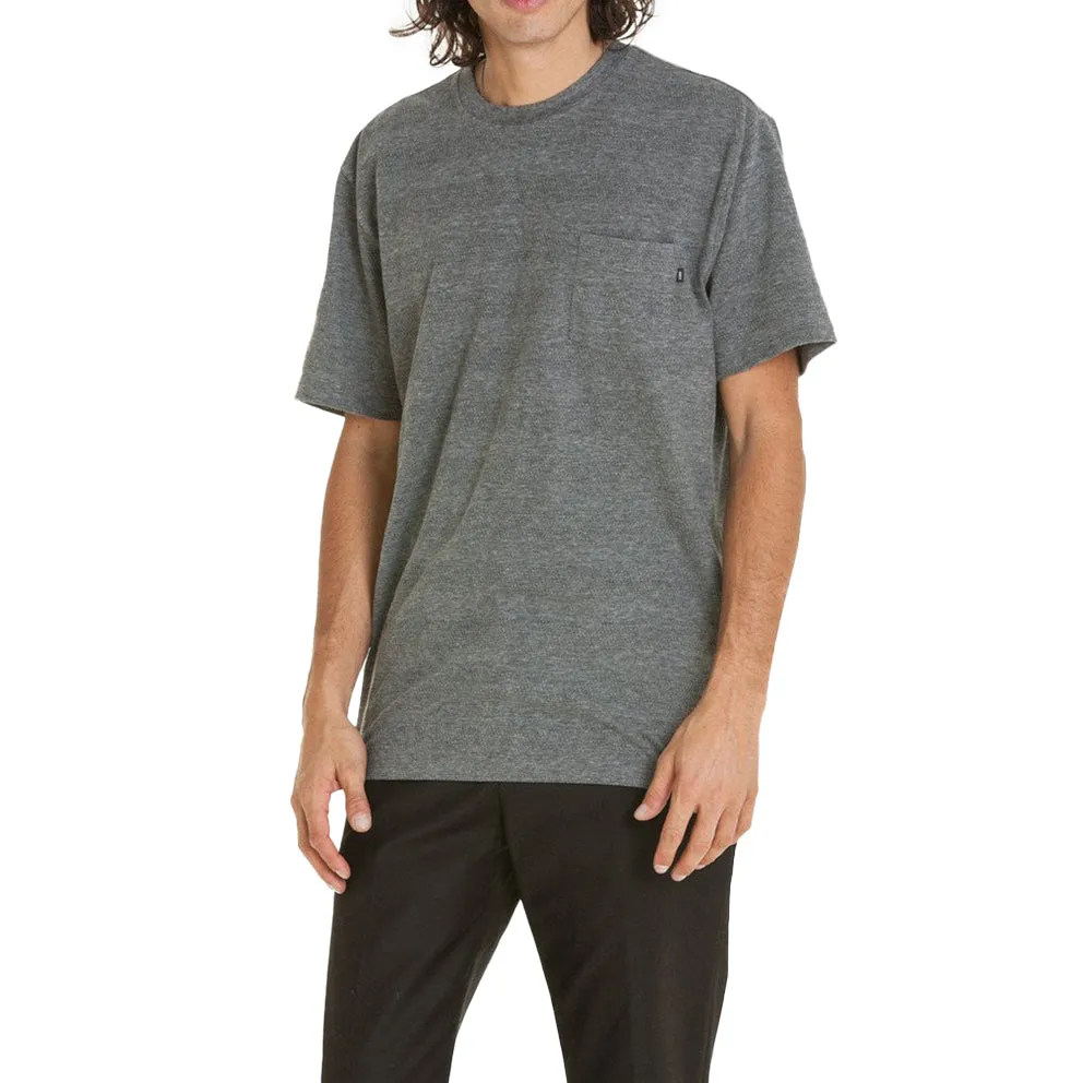OBEY PALERMO POCKET TEE // HEATHER GREY