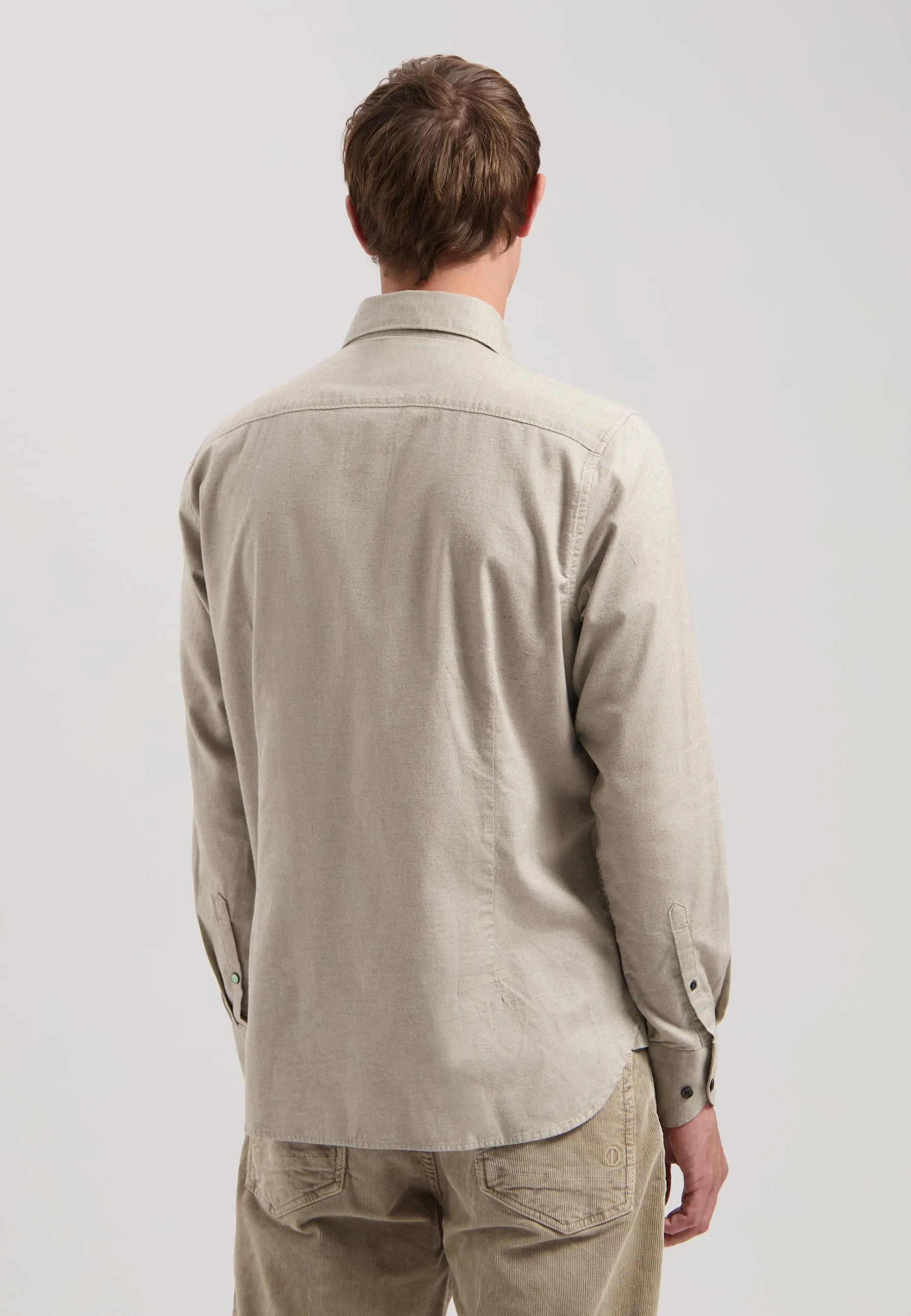 Olav Longsleeve Shirt in Drift Wood