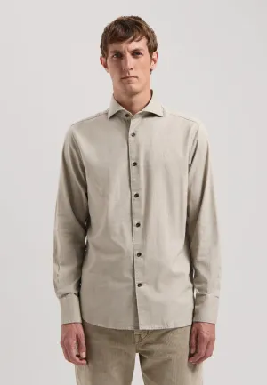 Olav Longsleeve Shirt in Drift Wood