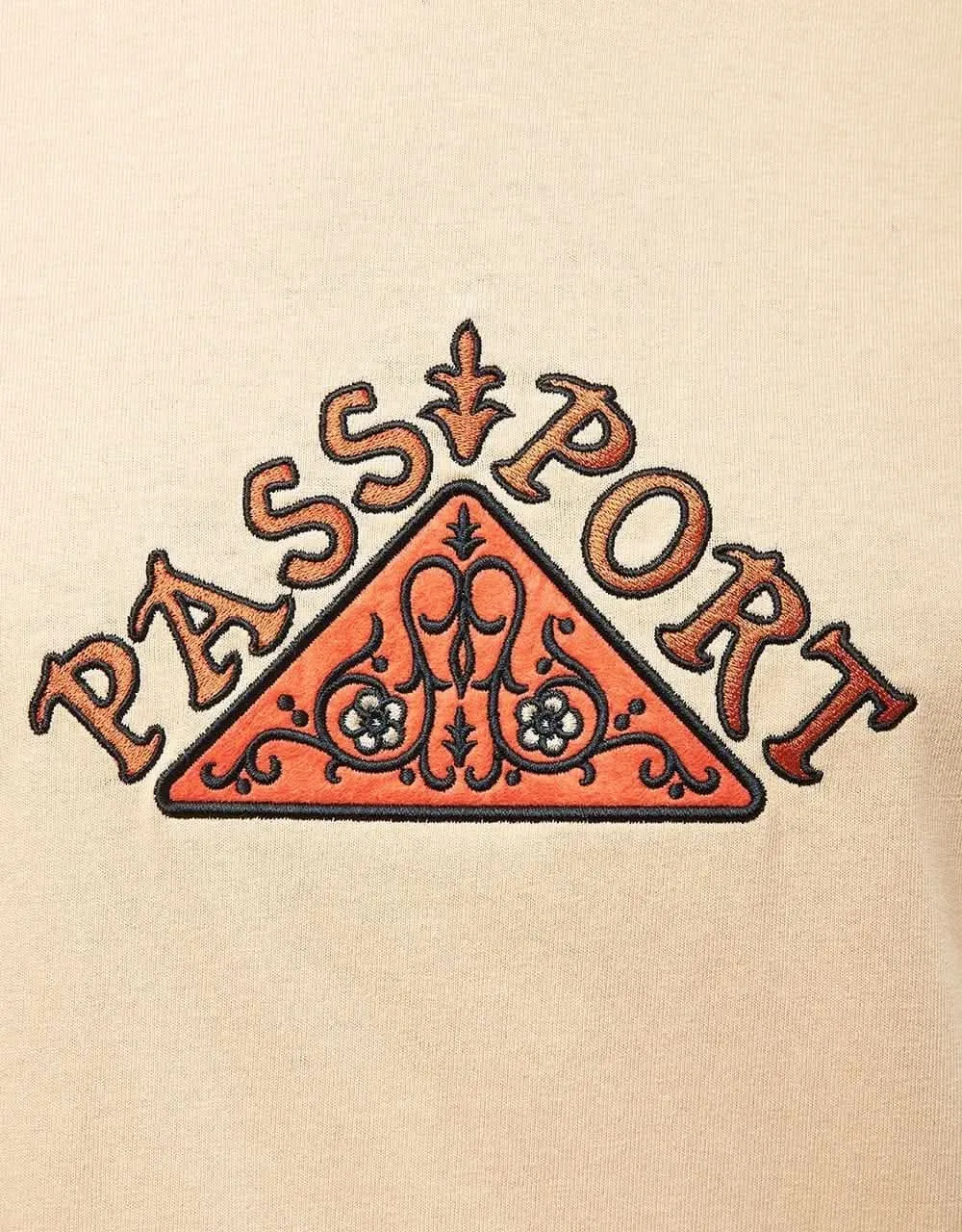 Pass Port Manuscript T-Shirt - Sand