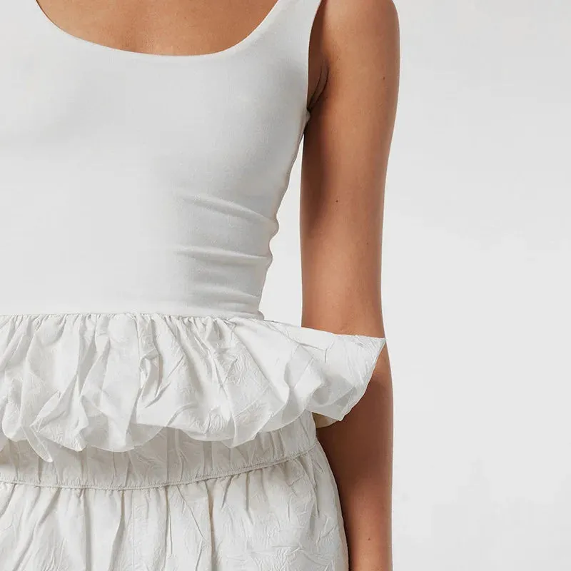 Puff Frill Tank Top