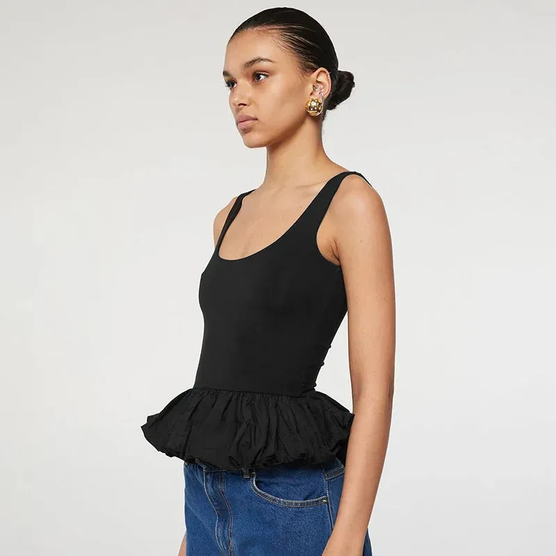 Puff Frill Tank Top