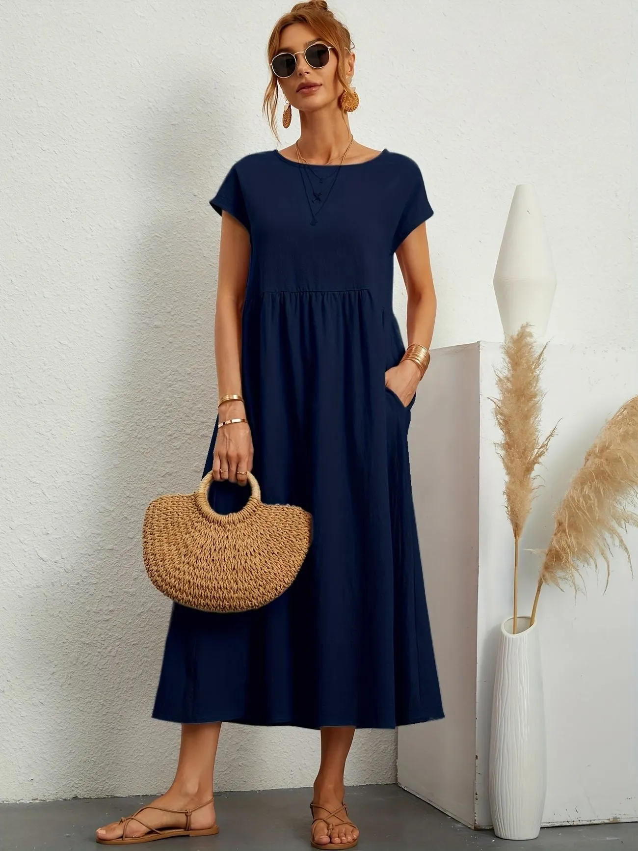 Rosey - Relaxed Linen Dress