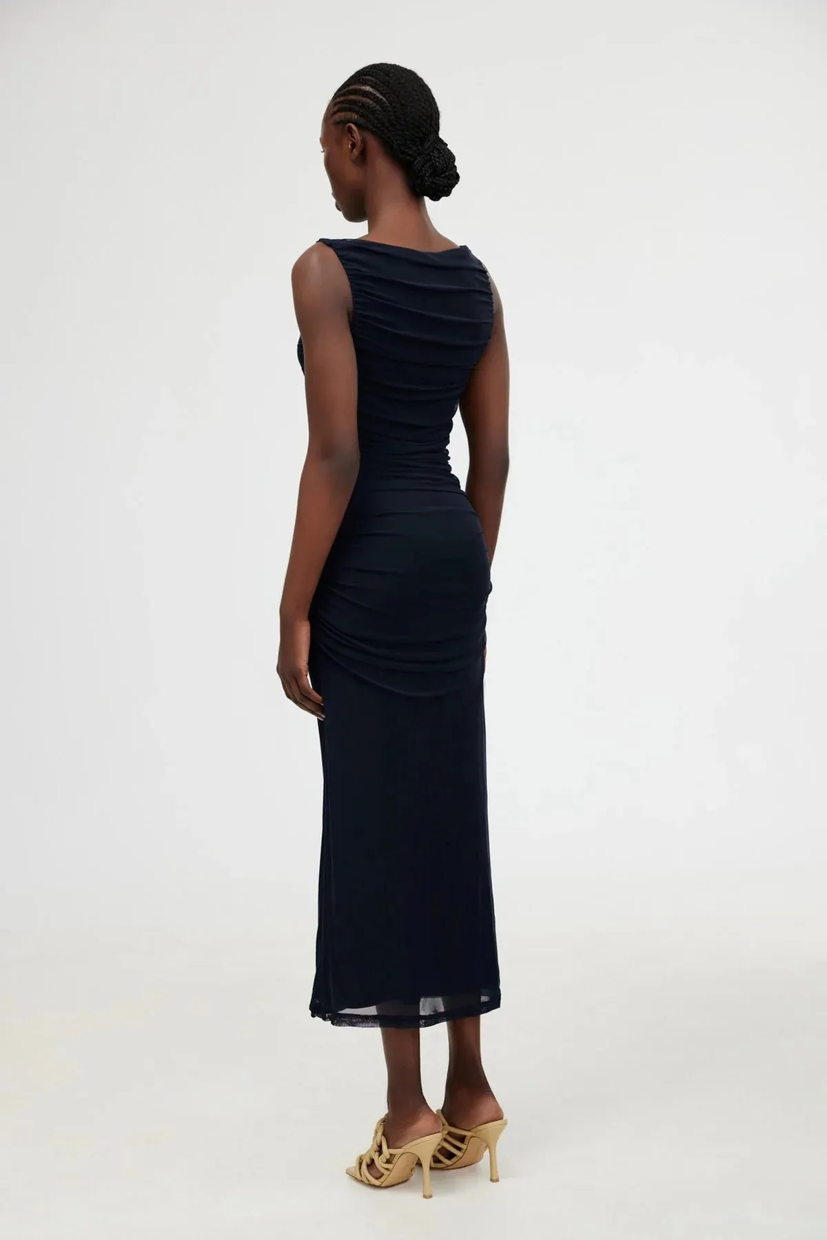 Saria Midi Dress | Black
