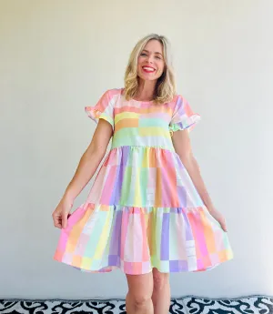 Sherbet Dreams Ruffle Relaxed Dress