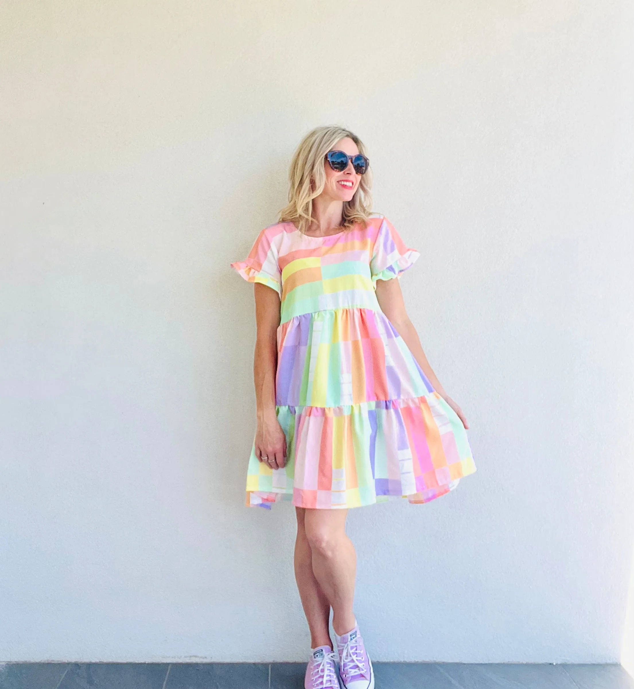 Sherbet Dreams Ruffle Relaxed Dress