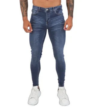 SLONY - Dark Blue Skinny Jeans for Men