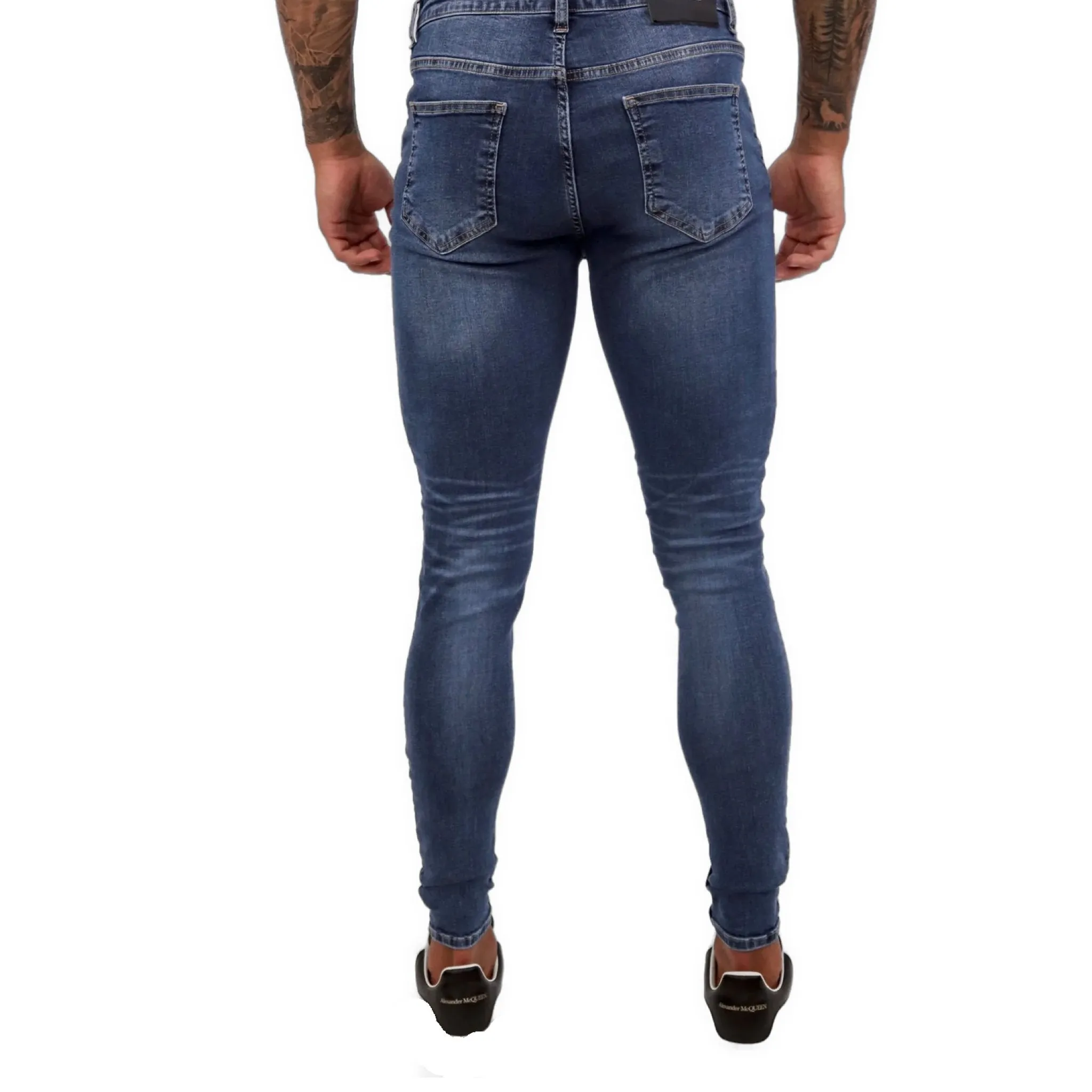 SLONY - Dark Blue Skinny Jeans for Men