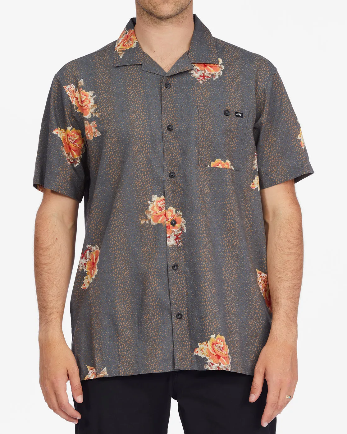 Sundays Vacay Short Sleeve Shirt - Mud