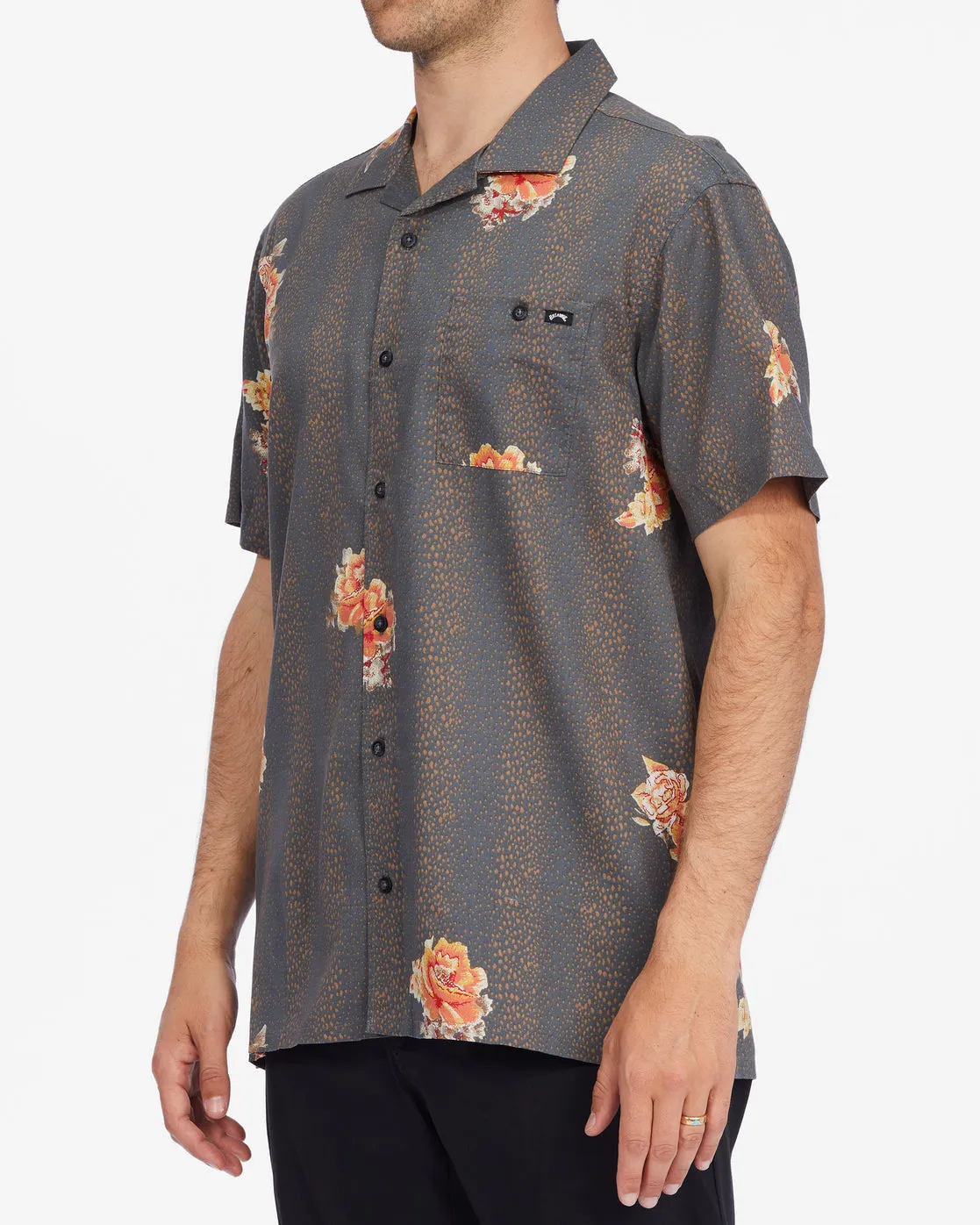 Sundays Vacay Short Sleeve Shirt - Mud