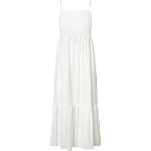 Tara linen strap dress / 100026 - White
