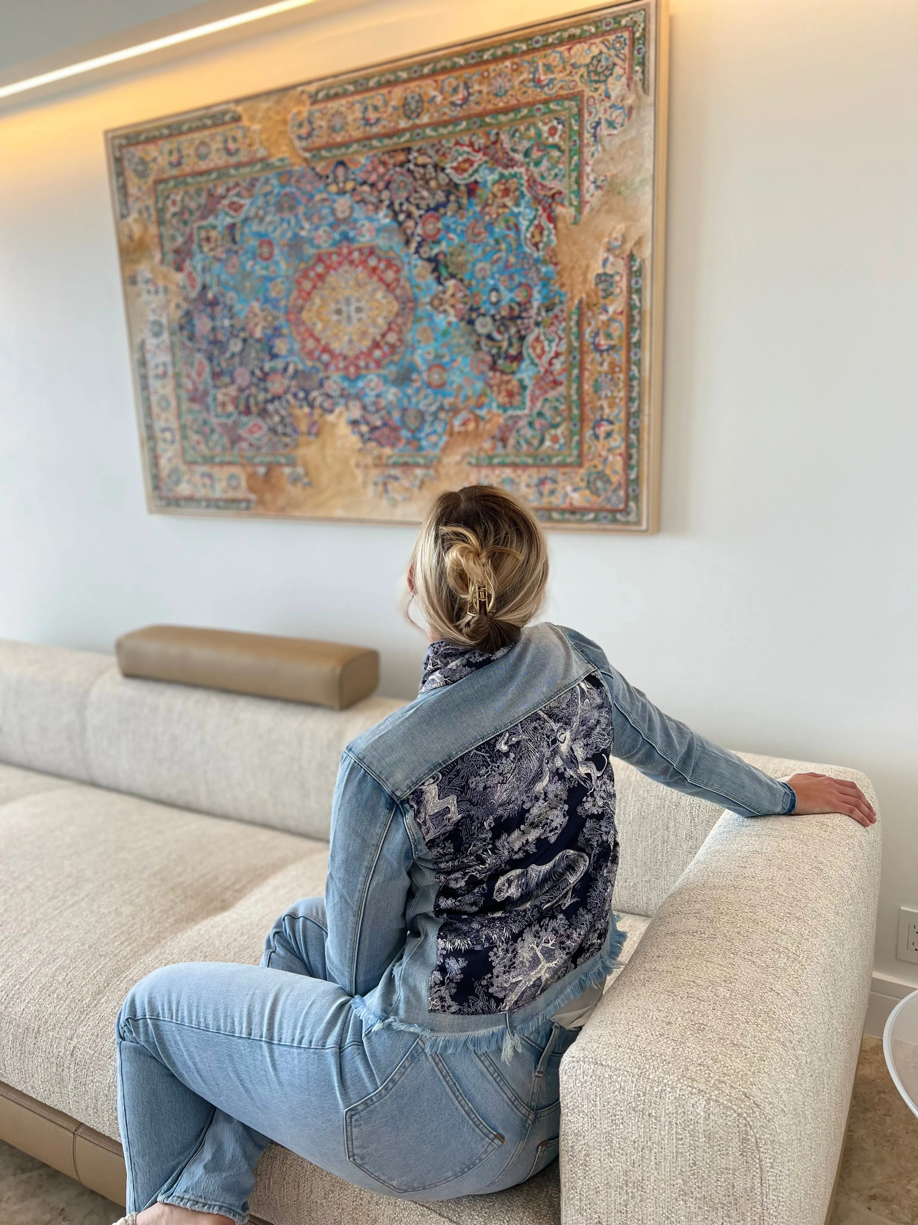 The Light Denim Jacket / Navy Toile