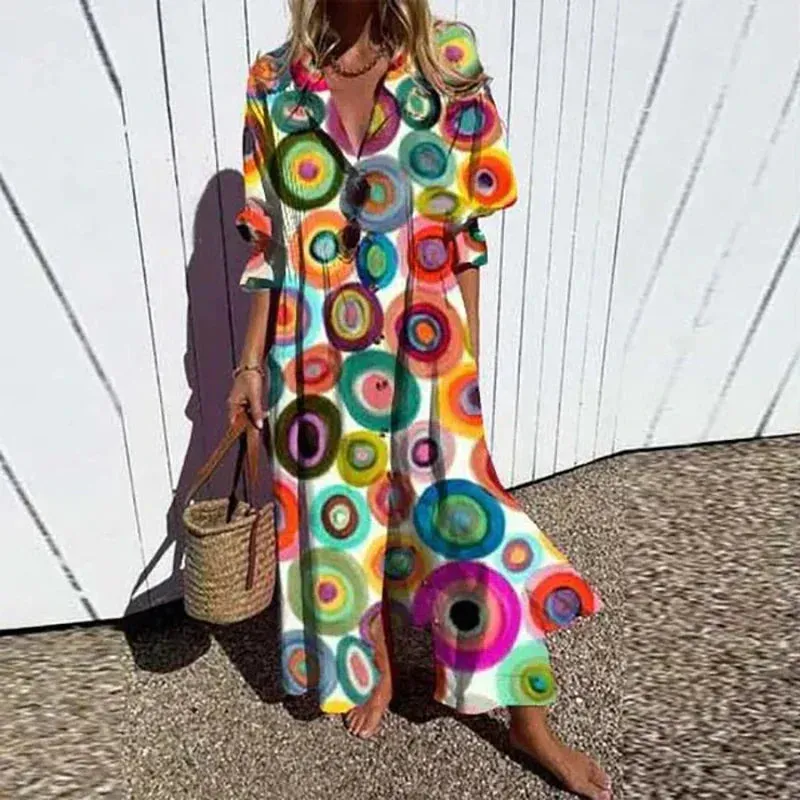 Trishia - Radiant Floral Dress