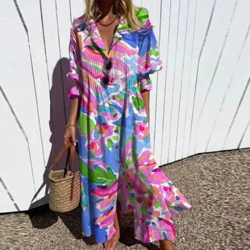 Trishia - Radiant Floral Dress