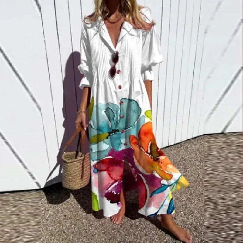 Trishia - Radiant Floral Dress