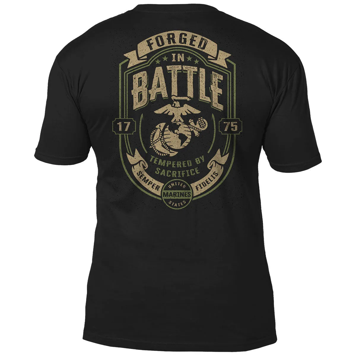 USMC Forged In Battle 7.62 Design Men's Marines T-Shirt