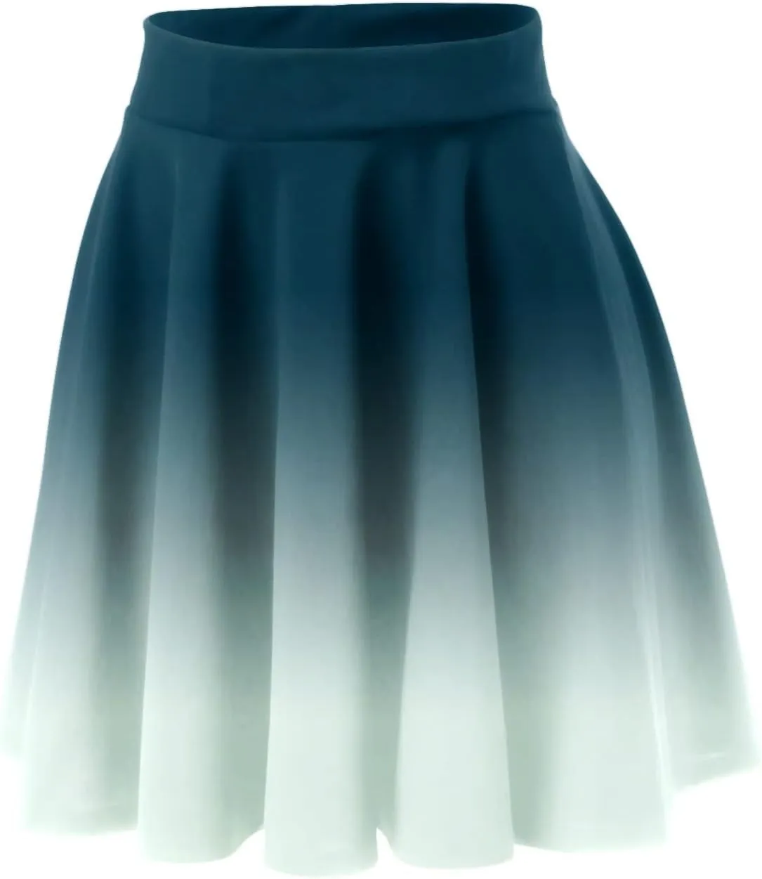 Women's A Line Midi Skirts Ruffles Solid Skirts Vintage Irregular Cute Holiday Elastic Skirt for Women Daily