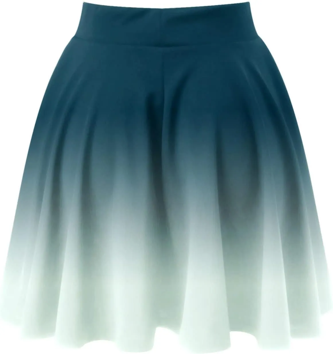 Women's A Line Midi Skirts Ruffles Solid Skirts Vintage Irregular Cute Holiday Elastic Skirt for Women Daily