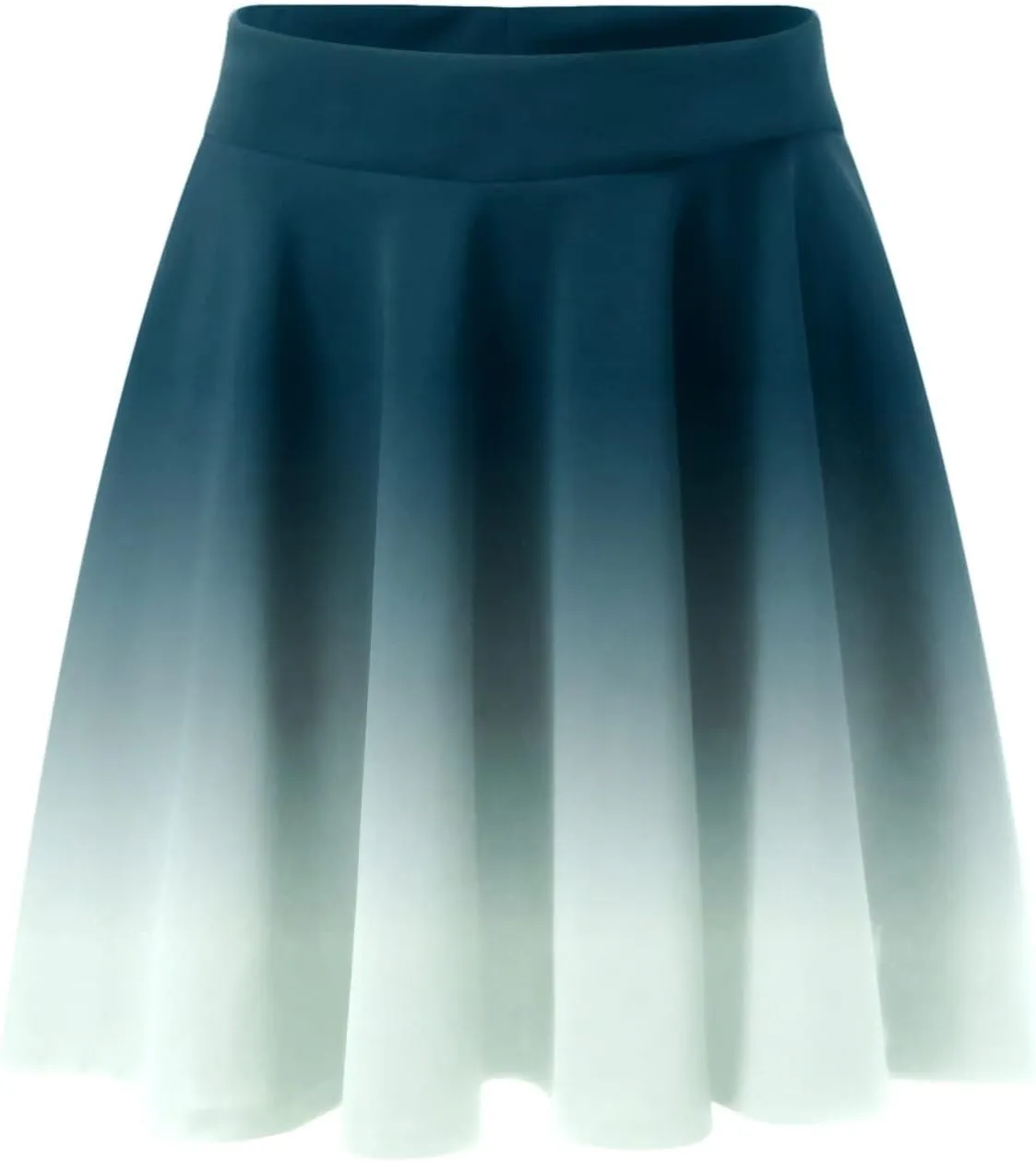 Women's A Line Midi Skirts Ruffles Solid Skirts Vintage Irregular Cute Holiday Elastic Skirt for Women Daily