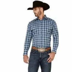 Wrangler Men’s Shirt Western Long Sleeve Snaps